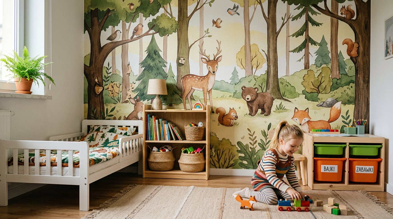 Fototapety dla dzieci – jak stworzyć pokój który rośnie razem z dzieckiem